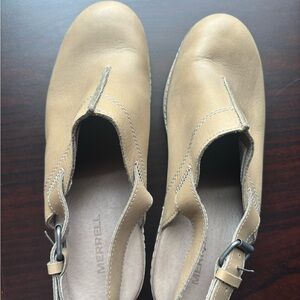 Merrell Womens Halendi‎ Backstrap Clogs US Size 9 Mule Slide Slip On Leather